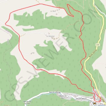 Trace GPS Saint Pierre de blesle à saint Pierre de blesle par Gr41, itinéraire, parcours