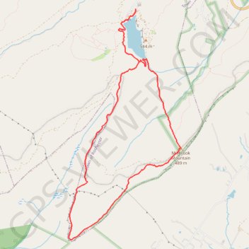 Trace GPS Gertrude's Nose Loop via Millbrook Mountain, itinéraire, parcours