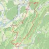 Trace GPS Autour de Quingey, itinéraire, parcours