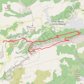 Trace GPS La grotte betton par le col du fauge, itinéraire, parcours