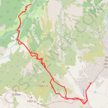 Trace GPS Colombardo - Monte Civrari (Punta Imperatoria), itinéraire, parcours