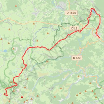 Trace GPS GTA1 LacDevesset_GTA_LesEstables, itinéraire, parcours