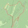 Trace GPS Saint-Jean-en-Royans Marche à pied, itinéraire, parcours