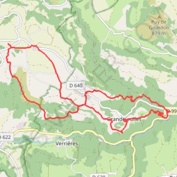 Trace GPS Du pont de Rognon à Treizanches, itinéraire, parcours