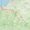 Trace GPS GR 10 d'Hendaye au Col Bagargui, itinéraire, parcours