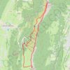 Trace GPS Moucherotte par le Pic Saint-Michel, itinéraire, parcours