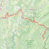 Trace GPS Jura du Haut en Bas, itinéraire, parcours