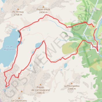 Trace GPS Migouélou en boucle par les lacquets, itinéraire, parcours