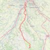 Trace GPS La vallée de la Léze, itinéraire, parcours