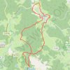 Trace GPS Du lac des Settons à Gouloux, itinéraire, parcours