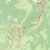 Trace GPS Dent de Valerette, itinéraire, parcours