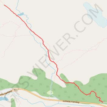 Trace GPS Wilcox Pass Trail, itinéraire, parcours