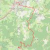 Trace GPS Descente du Bessat à Saint Chamond, itinéraire, parcours