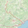 Trace GPS Route Napoléon J2 : Brignoles à Gap, itinéraire, parcours