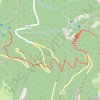 Trace GPS Combe de Pichotte et point de vue sur la cascade de la Gorge, itinéraire, parcours