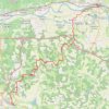 Trace GPS Compostelle - Voie de Vézelay en Gironde - La Réole - Bazas (Conseil Général), itinéraire, parcours