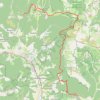Trace GPS GTV - Tour du Vercors à pied - Châtillon-en-Diois - Col de Vassieux Variante, itinéraire, parcours