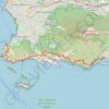 Trace GPS Traversée des calanques de Cassis à Marseille, itinéraire, parcours