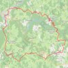 Trace GPS Tour de la Xaintrie Noire (Corrèze), itinéraire, parcours