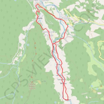 Trace GPS Le tour des villages autour de l'Alet, itinéraire, parcours