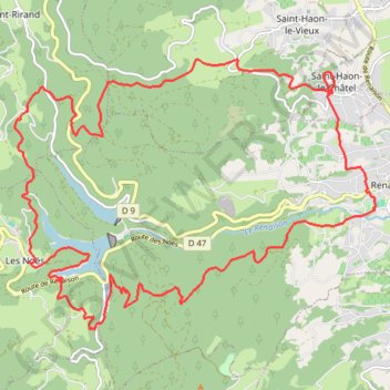 Trace GPS Raid Nature du parcours sportif, itinéraire, parcours