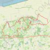 Trace GPS Baie du Mont-Saint-Michel - Circuit des 3 clochers, itinéraire, parcours