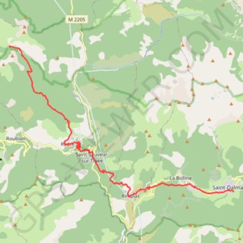 Trace GPS Traversée des Alpes - Étape 26, itinéraire, parcours