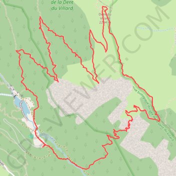 Trace GPS Dent du Villard depuis La Rosière, itinéraire, parcours