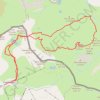 Trace GPS Caillabet de Rébec en circuit depuis Astun, itinéraire, parcours