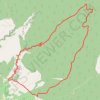 Trace GPS Ventoux - Combe de Curnier - Jas de Landerot, itinéraire, parcours