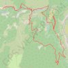 Trace GPS Gorges de Trevans, itinéraire, parcours