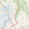 Trace GPS TMB - 4 - Arnuva - Champex, itinéraire, parcours