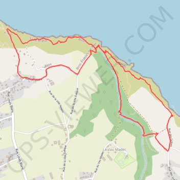 Trace GPS Entre Pordic et Binic, itinéraire, parcours