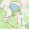 Trace GPS Gour de Tazenat, itinéraire, parcours