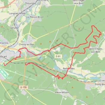 Trace GPS Mont des singes, itinéraire, parcours