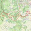 Trace GPS Parc naturel régional des Volcans d'Auvergne, itinéraire, parcours