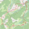 Trace GPS Les Ollières sur Eyrieux, itinéraire, parcours