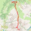 Trace GPS Brèche du Barbat brèche Badèscure, itinéraire, parcours