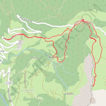 Trace GPS De Boudin à la Roche Parstire, itinéraire, parcours