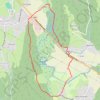 Trace GPS Marais des eaux mortes entre Doussard et Giez, itinéraire, parcours