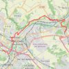 Trace GPS De Mery sur Oise à Cergy Pontoise, itinéraire, parcours