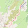 Trace GPS La Viselle (Courchevel), itinéraire, parcours