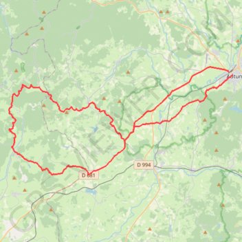 Trace GPS Le Puits par Larochemillay, itinéraire, parcours