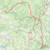 Trace GPS GR6 De Espalion (Aveyron) à Saint Pierre-des-Tripiers (Lozère), itinéraire, parcours