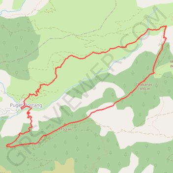 Trace GPS PUGET ROSTANG CIRCUIT DE MAIROLA, itinéraire, parcours