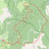 Trace GPS TREVES Gorges du Trévezel, itinéraire, parcours