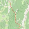 Trace GPS Les Hauts Plateaux du Vercors en âne - Étape 1, itinéraire, parcours