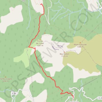Trace GPS Plateau du Lac, itinéraire, parcours