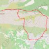 Trace GPS Le Pic des Mouches depuis Puyloubier, itinéraire, parcours