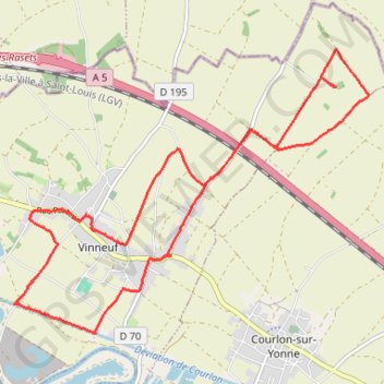 Trace GPS Sur les traces des croix, itinéraire, parcours
